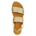 Nigella Woven Stretch Flat Sandal