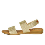 Nigella Woven Stretch Flat Sandal