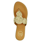 Nikky Leather Flat Thong
