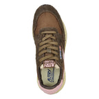 Reelwind-UT12 Nylon Suede Tie Sneaker