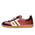 Cloud-518 Velvet Wine Butter Sneaker