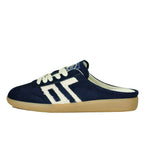 Easter-417 Navy Teddy Sneaker Mule