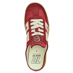 Easter-647 Velvet Red Milk Mule Sneaker