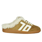 Easter-F1210 Fur Suede Sneaker Mule