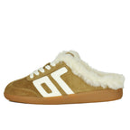 Easter-F1210 Fur Suede Sneaker Mule