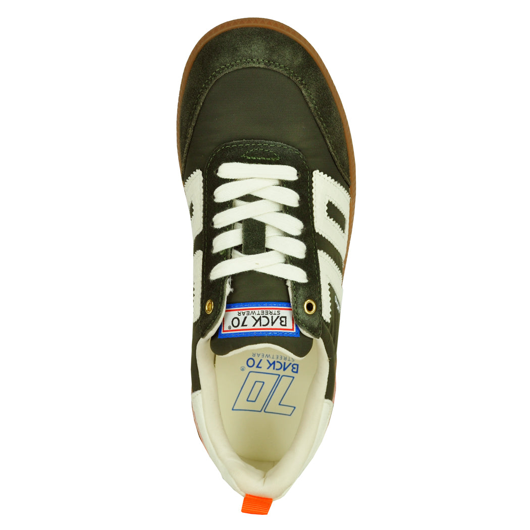 Ghost Nylon & Suede Tie Sneaker