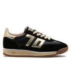 Jogger-N019 Black Gold Tie Sneaker
