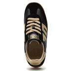 Jogger-N019 Black Gold Tie Sneaker