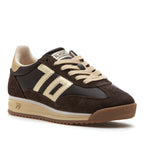 Jogger-N217 Coffee Gold Tie Sneaker