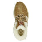 Lightning-211 Tobacco Butter Fur Sneaker