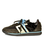 Rocket-207 Dark Coffee Velvet Sneaker