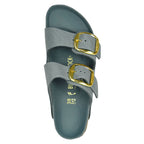 Arizona-1032071N Basalt Gray Oiled Leather Slide