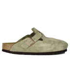 Boston-560773 Suede Footbed Mule