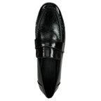 Arrow Crinkled Patent Leather Loafer