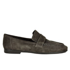 Arrow Suede Flat Loafer