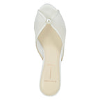 Sadie-65 Satin Mesh Pearl Sandal