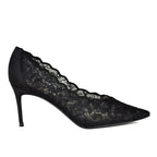 Zea-80 Lace Mesh Heel Pump