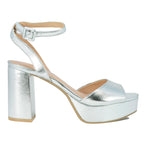 Theresa Metallic Leather Platform SandalSandal