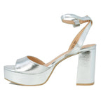 Theresa Metallic Leather Platform SandalSandal