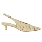 Alenna Perforated Closed Heel Slingback