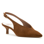Alenna Suede Heel Slingback