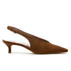 Alenna Suede Heel Slingback