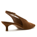 Alenna Suede Heel Slingback