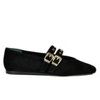 Baylee-Grommet Suede Maryjane Straps Ballet