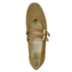 Baylee Perforated Suede Ballet Flat