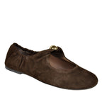 Cornel Suede Ornamental Closed Flat