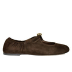 Cornel Suede Ornamental Closed Flat