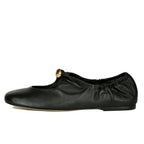 Cornel Leather Ornamental Closed Flat