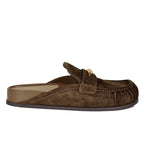 Jodero Suede Ornament Footbed Mule