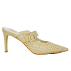 KeeKee Woven Mesh Heel Mule
