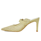 KeeKee Woven Mesh Heel Mule