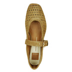 Mikel Perforated Suede Ballet Flat
