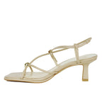 Mylee Leather Heel Sandal