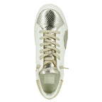 Zina Leather Tie Sneaker