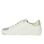 Zina Leather Tie Sneaker