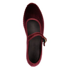 Lucrecia Velvet Flat Mary Jane