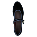 Molly Velvet Flat Mary Jane