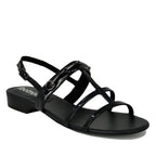 Banjel Patent Leather Flat Sandal