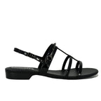 Banjel Patent Leather Flat Sandal