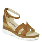 Cairn Suede Cork Wedge