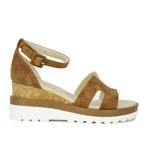 Cairn Suede Cork Wedge