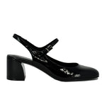 Clare Patent Strap Heel Sling
