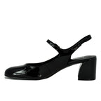 Clare Patent Strap Heel Sling
