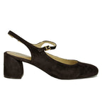 Clare Suede Block Heel Slingback