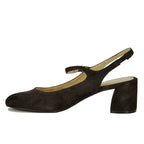 Clare Suede Block Heel Slingback