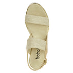 Cybele Elastic Wedge Espadrille Sandal